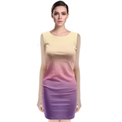 Ombre Classic Sleeveless Midi Dress by ValentinaDesign