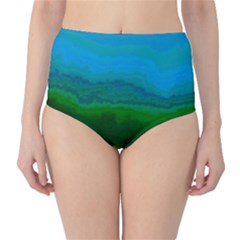 Ombre High-waist Bikini Bottoms by ValentinaDesign