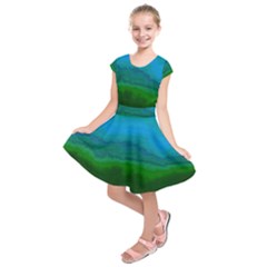 Ombre Kids  Short Sleeve Dress by ValentinaDesign