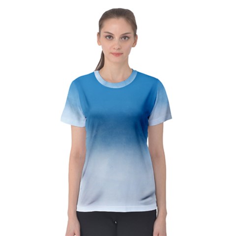 Ombre Women s Sport Mesh Tee by ValentinaDesign