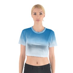 Ombre Cotton Crop Top by ValentinaDesign