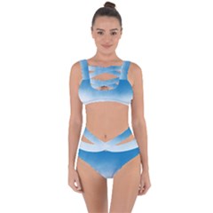 Ombre Bandaged Up Bikini Set 