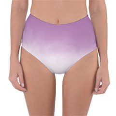 Ombre Reversible High-waist Bikini Bottoms