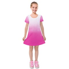 Ombre Kids  Short Sleeve Velvet Dress by ValentinaDesign