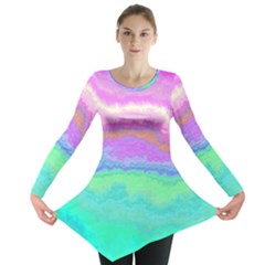 Ombre Long Sleeve Tunic 