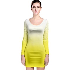 Ombre Long Sleeve Bodycon Dress by ValentinaDesign