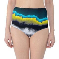 Ombre High-waist Bikini Bottoms by ValentinaDesign