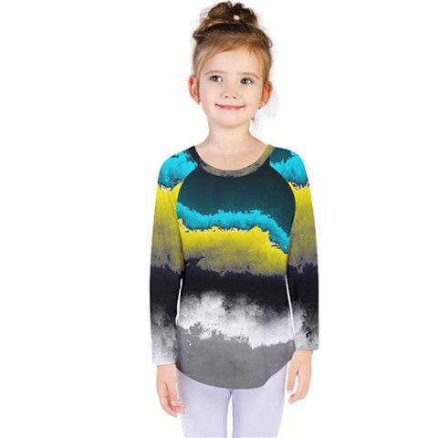 Ombre Kids  Long Sleeve Tee by ValentinaDesign