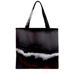 Ombre Zipper Grocery Tote Bag by ValentinaDesign