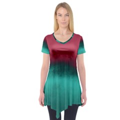 Ombre Short Sleeve Tunic  by ValentinaDesign