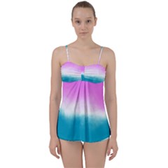 Ombre Babydoll Tankini Set