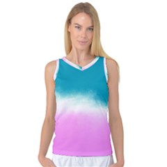 Ombre Women s Basketball Tank Top by ValentinaDesign