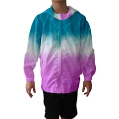 Ombre Hooded Wind Breaker (kids) by ValentinaDesign