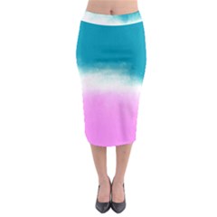 Ombre Midi Pencil Skirt by ValentinaDesign