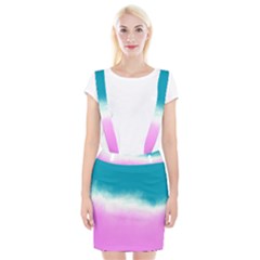 Ombre Braces Suspender Skirt by ValentinaDesign