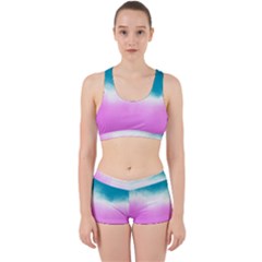 Ombre Work It Out Sports Bra Set by ValentinaDesign