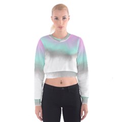 Ombre Cropped Sweatshirt by ValentinaDesign