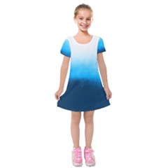 Ombre Kids  Short Sleeve Velvet Dress by ValentinaDesign