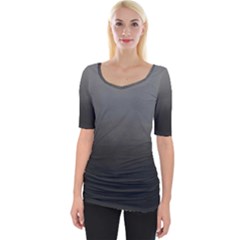 Ombre Wide Neckline Tee