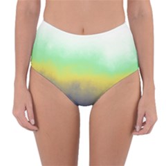 Ombre Reversible High-waist Bikini Bottoms