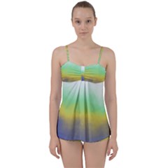 Ombre Babydoll Tankini Set