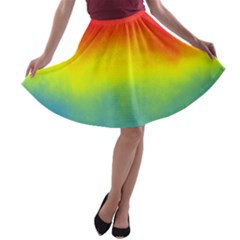 Ombre A-line Skater Skirt by ValentinaDesign