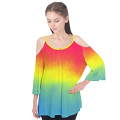 Ombre Flutter Tees