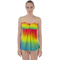 Ombre Babydoll Tankini Set