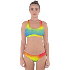 Ombre Cross Back Hipster Bikini Set by ValentinaDesign