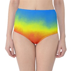 Ombre High-waist Bikini Bottoms by ValentinaDesign