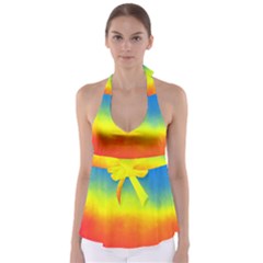 Ombre Babydoll Tankini Top by ValentinaDesign