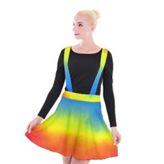 Ombre Suspender Skater Skirt by ValentinaDesign