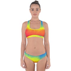 Ombre Cross Back Hipster Bikini Set by ValentinaDesign