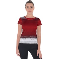 Ombre Short Sleeve Sports Top 