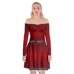 Ombre Off Shoulder Skater Dress