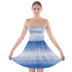 Ombre Strapless Bra Top Dress by ValentinaDesign