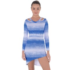 Ombre Asymmetric Cut-out Shift Dress by ValentinaDesign