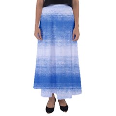 Ombre Flared Maxi Skirt