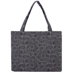 Floral Pattern Mini Tote Bag by ValentinaDesign