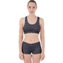 Floral pattern Work It Out Sports Bra Set View1