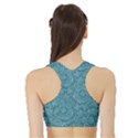 Floral pattern Sports Bra with Border View2