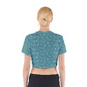 Floral pattern Cotton Crop Top View2