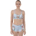 Watercolor Bouquet Floral White Women s Sports Set View1