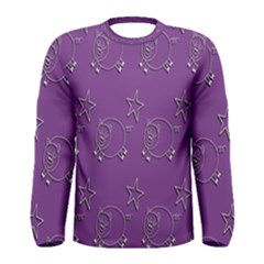 Pig Star Pattern Wallpaper Vector Men s Long Sleeve Tee by Nexatart