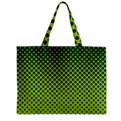 Halftone Circle Background Dot Zipper Mini Tote Bag by Nexatart