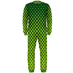 Halftone Circle Background Dot Onepiece Jumpsuit (men)  by Nexatart