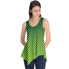 Halftone Circle Background Dot Sleeveless Tunic by Nexatart