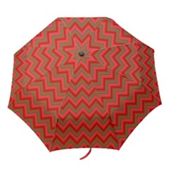 Background Retro Red Zigzag Folding Umbrellas by Nexatart