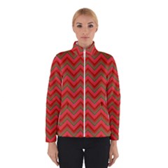 Background Retro Red Zigzag Winterwear