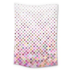 Pattern Square Background Diagonal Large Tapestry by Nexatart